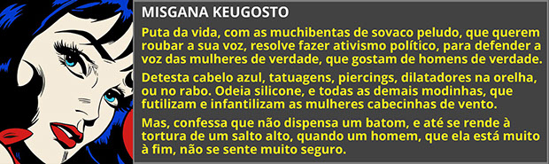 Misgana Keugosto - Colunista do Portal Mingana Keugosto